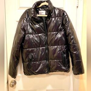 Fashion Nova Men Drew Puffer Coat, sz S. Black.